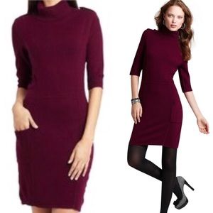 BCBGMAXAZRIA Mirabelle Sweater Dress in DEEP PORT
